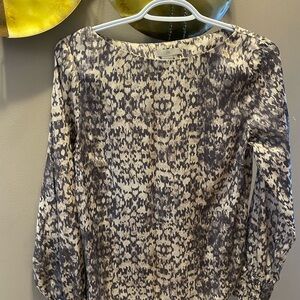 H&M Gray Patterned Women's Top